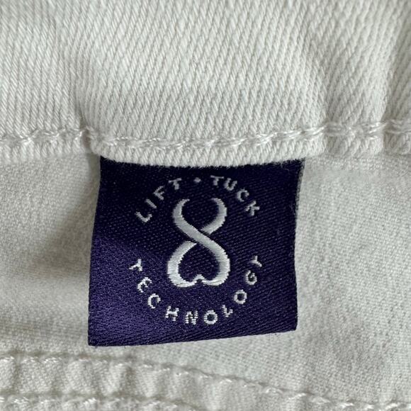 NYDJ Women's White Ankle Jeans Size 6 Life Tuck Technology Stretch Denim - Picture 11 of 14